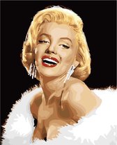 Schilderen op nummer - Marilyn Monroe - 40x50CM - Volwassenen