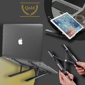 FR Verstelbare Laptop/iPad/MacBook/Tablet Standaard - Ergonomisch - Actieve Koeling - Opvouwbaar - Verstelbaar - Laptopstandaard - Houder - Stand - Cooler - Koeler - HP/Lenovo/ASUS/Acer - Inc