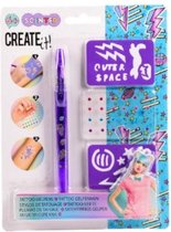 Create It! Tatoeagestift Junior 20 Cm Gel Paars