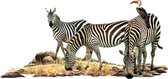 Muursticker Zebra’s – Safari – Vinyl – 125 x 60 cm
