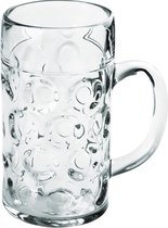 Oktoberfest 1x pour verres à Chopes à bière/ bière demi-litre / 50 cl / 500 ml de plastique incassable - Pichets de 0, 5 litres - Beer party / Oktoberfest mug - Verre Bierpul