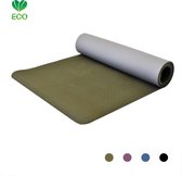 Love Generation ● Eco Yoga Mat ● 6mm dik ●  TPE ● Groen