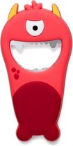 Balvi Flesopener Monster Junior 12,5 Cm Pvc Rood