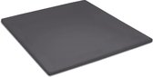 Damai Organic - Topper hoeslaken (tot 15 cm) - Bio satijn - 200x200 cm - Anthracite