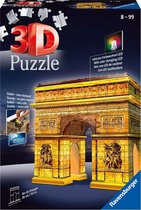 Ravensburger Arc de Triomphe Night Edition - 3D puzzel gebouw - 216 stukjes