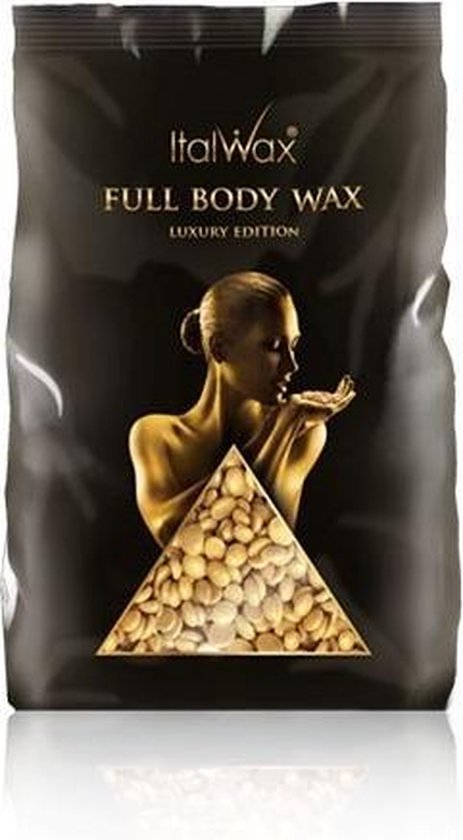 ItalWax  Film Wax Full Body Wax Luxury Edition Gold  voor striploos ontharen 1kg