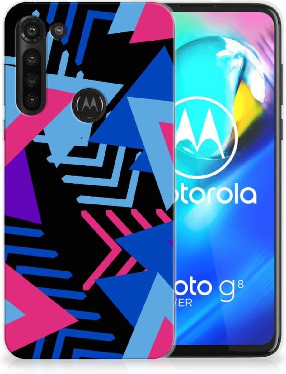Motorola Moto G8 Power TPU Hoesje Funky Triangle