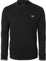 Fred Perry O-hals sweatshirt - zwart - Maat: XL