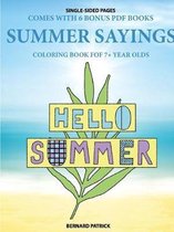 Coloring Book for 7+ Year Olds (Summer Sayings)