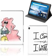 Tablethoes Lenovo Tablet M10 Hoes met Magneetsluiting Personaliseren i Can