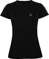 LXURY Comp T-Shirt Zwart Maat L - Sportshirt - Kleding - Training - Sportkleding - Dames