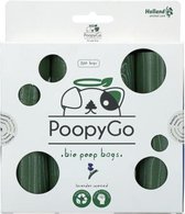 PoopyGo Eco friendly - Biologische afbreekbare poepzakjes -  120 st. (8x15 zakjes) - Lavendelgeur Poepzakjes Honden Biologisch