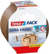 4x Tesa verpakkingstape bruin extra sterk 66 mtr x 50 mm - Klusmateriaal - Verpakkingsmateriaal - Inpakmateriaal - Verpakkingsbenodigdheden - Verpakkingstape/inpaktape - Dozen afsluittape