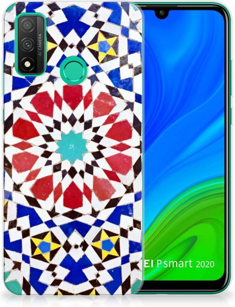 Huawei P Smart 2020 TPU Siliconen Hoesje Mozaïek