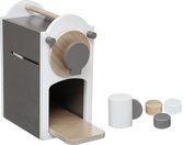 Houten koffiemachine speelgoed - Koffiezetapparaat - Met accessoires - espresso apparaat