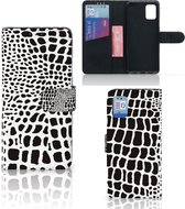 Bookcase Geschikt voor Samsung Galaxy A31 Telefoon Hoesje Slangenprint
