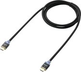 SpeaKa Professional SP-7870028 HDMI-kabel HDMI Aansluitkabel HDMI-A-stekker, HDMI-A-stekker 3.00 m Zwart Audio Return C