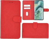 Oppo Find X2 Neo Hoesje - Oppo Find X2 Neo Bookcase Wallet Rood Cover