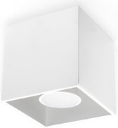 Hanglamp kubus QUID - Aluminium - 10 x 10 x 10 cm - Wit