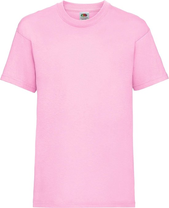 Fruit Of The Loom T-shirt unisexe à manches courtes pour Kinder / Enfants (2 pièces) (Rose clair)