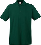 Fruit Of The Loom Premium Heren Poloshirt Met Korte Mouwen (Forest Groen)