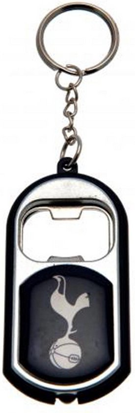 Tottenham Hotspur FC Official Football Crest Bottle Opener Keyring With Torch (Navy)