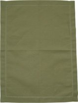 Himla Ebba placemat - olive green - 37 x 50 - 2 stuks