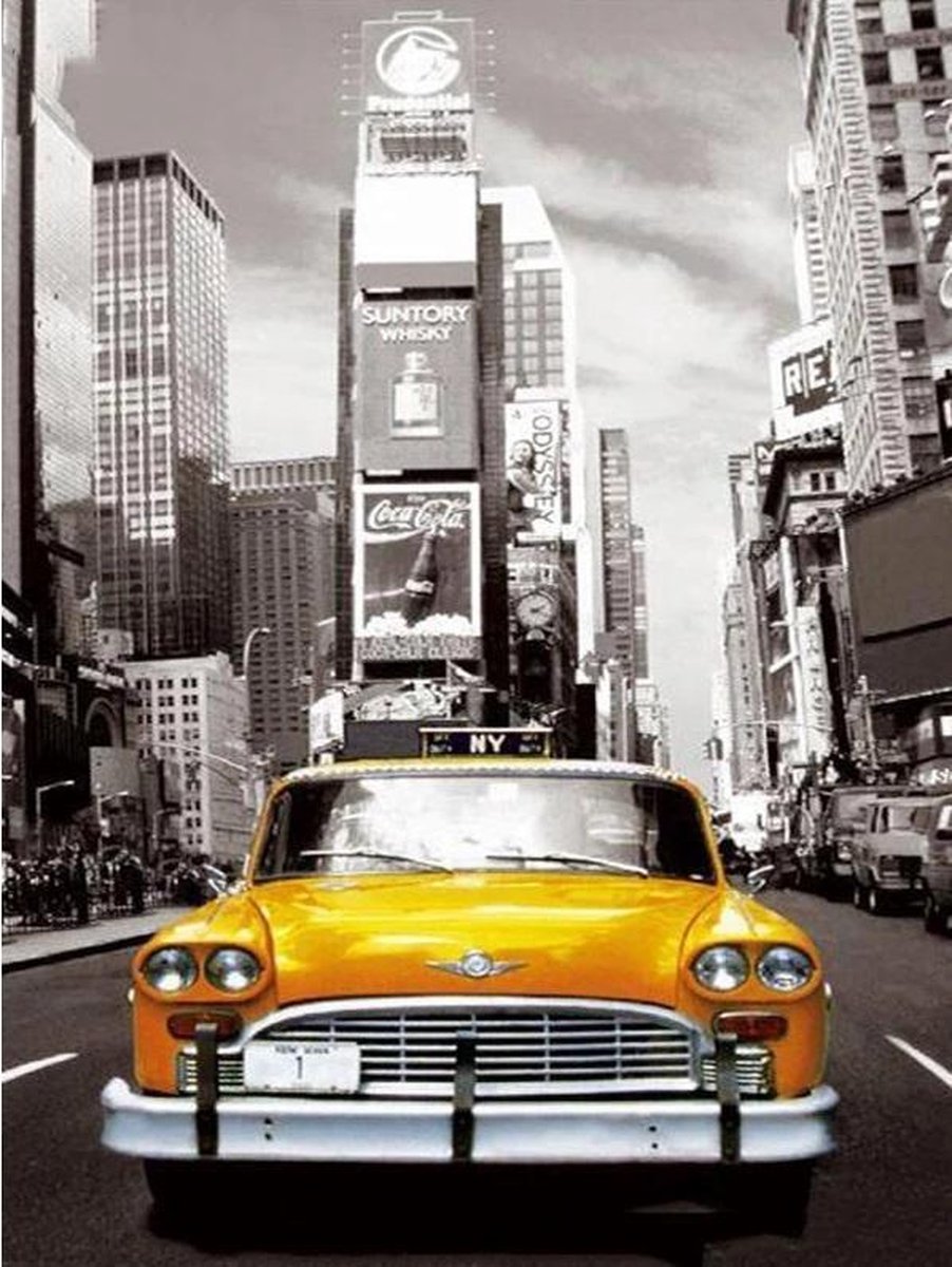 Evershine diamond painting voor volwassenen taxi TA1-8158 vierkante steentjes 30 X 40