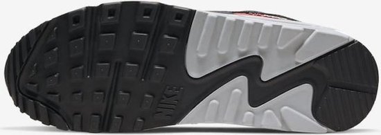 nike air max 90 heren zwart rood