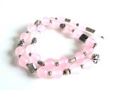 2 Love it Sweet Pink - Bracelet - Lot de 2 bracelets - Bracelets nickel - Rose - Couleur argent
