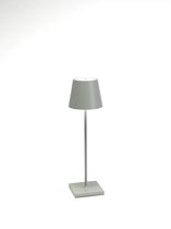 Zafferano - Poldina Pro hoog - Sage Groen - H38 cm - Ledlamp - Terraslamp - Bureaulamp – Tafellamp – Snoerloos – Verplaatsbaar – Duurzaam - Voor binnen en buiten – LED - Dimbaar -