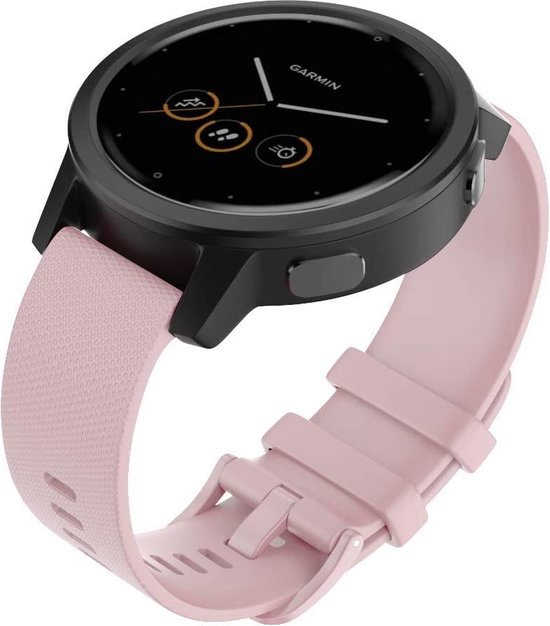 Siliconen Smartwatch bandje Geschikt voor Garmin Vivomove 3s silicone band 39mm . bol
