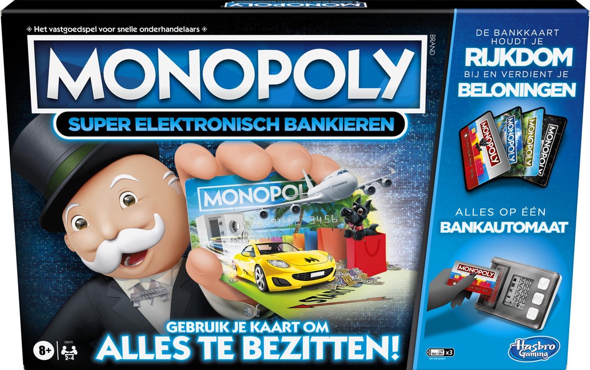 fundament pianist ga zo door Monopoly Super Elektronisch Bankieren - Bordspel | Games | bol.com