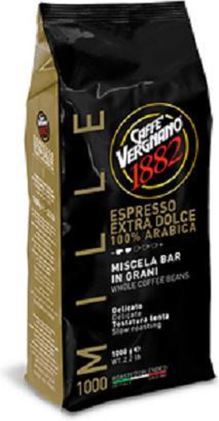 Caffè Vergnano koffiebonen espresso EXTRA DOLCE 1000