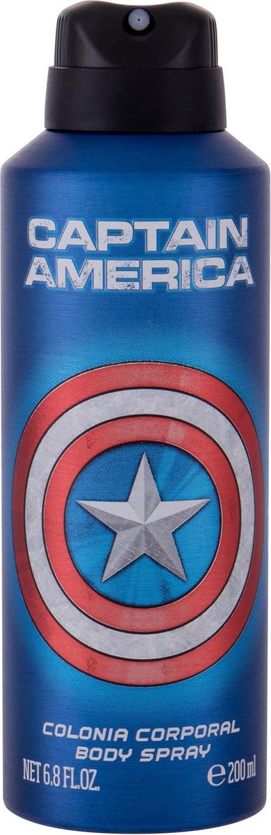 AirVal Bodyspray Captain America Jongens 200 Ml