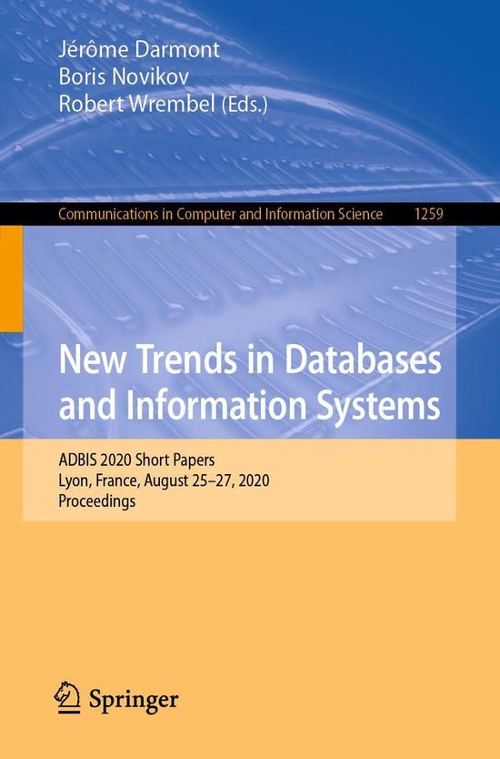 Springer Nature Proceedings Computer Science - New Trends in ... - cover