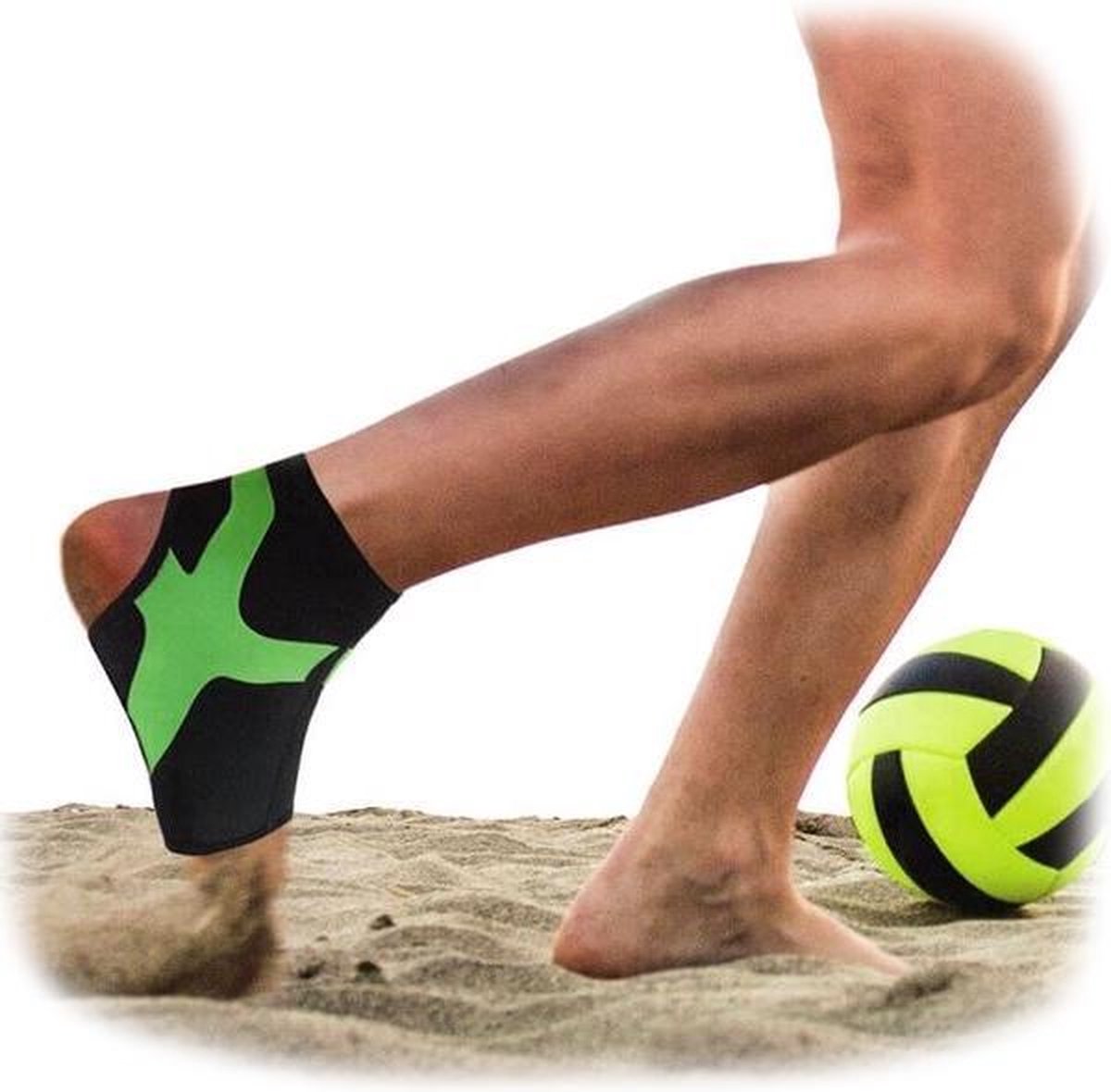 Sport Enkelbrace met Power Band Tape - Orione - Sportbrace - Rechts - Maat L