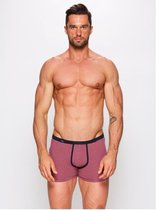 Fabio Heren Boxershorts 10/1-13, rood-zwart-wit maat L
