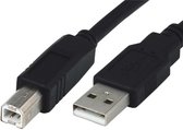 USB-A naar USB-B kabel  1 Meter