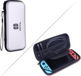 Nintendo Switch Opberghoes - Beschermhoes - Hard Case - Zilver
