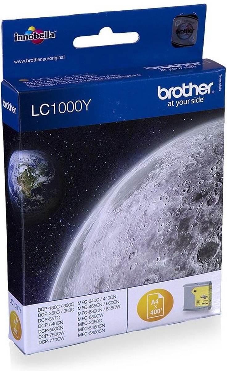 Brother LC-1000Y - Inktcartridge / Geel