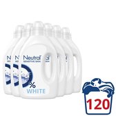 Détergent Neutral 0% Sans Parfum Wit - 120 lavages - 6 x 1 l