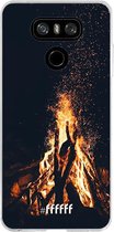 LG G6 Hoesje Transparant TPU Case - Bonfire #ffffff