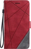 Book Case Samsung Galaxy S10e | Hoogwaardig PU Leren Hoesje | Lederen Wallet Case | Luxe Uitstraling | Telefoonhoesje | Pasjeshouder | Portemonnee | Rood