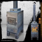 BadBoysBrand Sparta Gate Tuinhaard - 220 cm - Staal - 100% Made in Jail