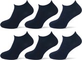 Chaussettes sneaker 6 paires - Marine - Sneaker Chaussettes Ladies Multipack Ladies Taille 35-38