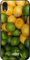 iPhone Xr Hoesje TPU Case - Lemon & Lime #ffffff