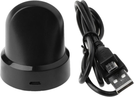 vrede Kwaadaardig knoflook USB Wireless Charging Dock Holder Charger met Micro USB-kabel voor Samsung  Gear S2 S3... | bol.com