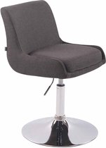 Fauteuil - Stoel - Design - In hoogte verstelbaar - Stof - Donkergrijs - 43x50x87 cm