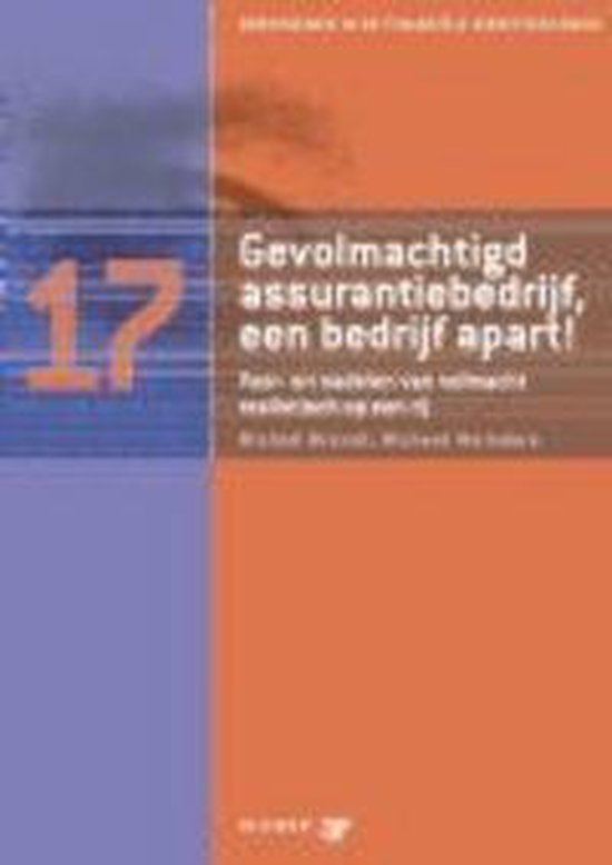 Gevolmachtigd assurantiebedrijf, een bedrijf apart ! - cover